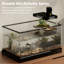 Plateforme de jeu de tortues avec lampe chauffante et réservoir de tortues aquatiques-113244970