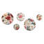 Ensemble de 5 pivoines roses et roses