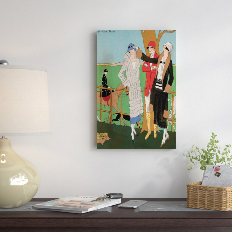 «Vintage Couture III» par World Art Group Portfolio, publicité sur toile, H 18 po x l 12 po x P 1,5 po, Toile tendue