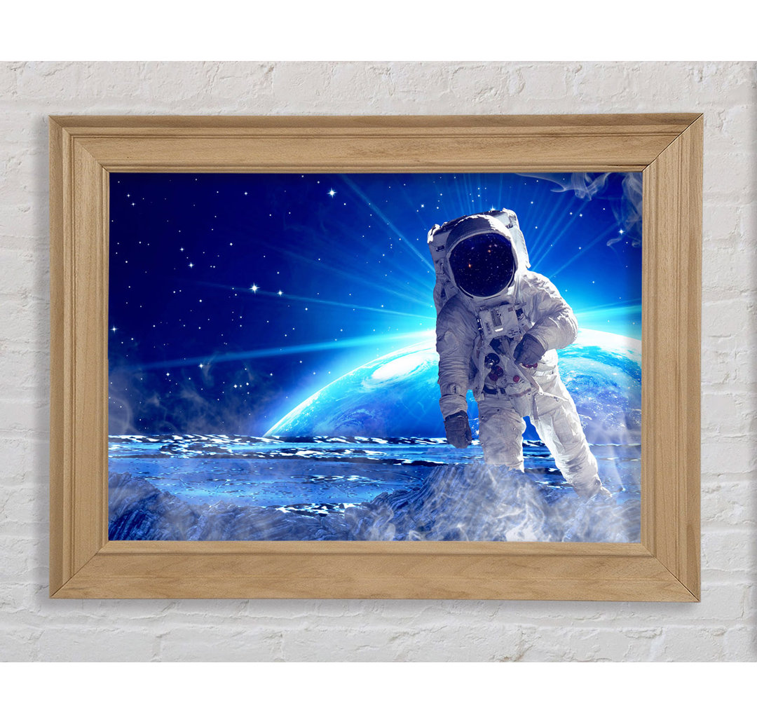 Astronaut Above - Einzelner Bilderrahmen Kunstdrucke