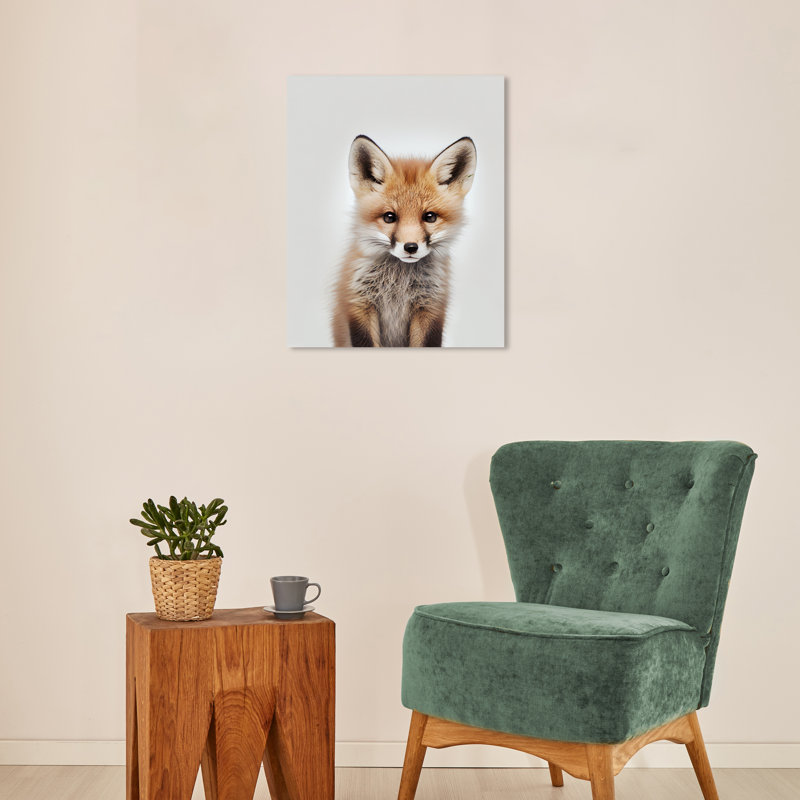 «Baby Animal Fox» par Wynwood Studio, H 20 po x l 16 po x P 0,8 po