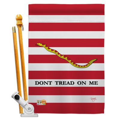 Double Sided 40'' H x 28'' W Polyester Flag Set