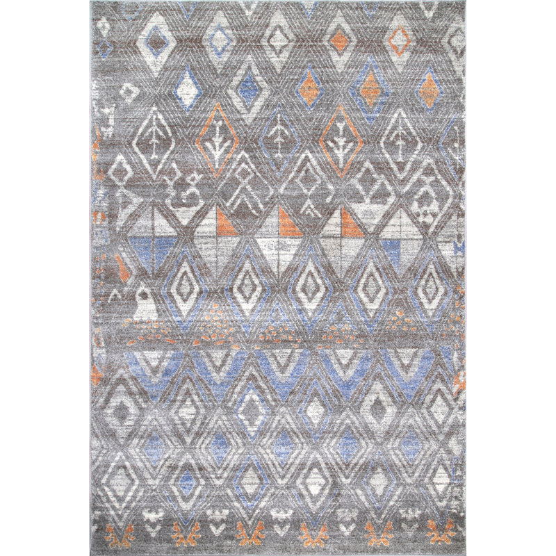 Muscogee Southwestern Indoor Rug, Rectangle 4' x 6'