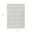 Tapis intérieur / extérieur ivoire lavable géométrique 10 pi x 14 pi