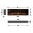 Ressington Recessed Wall-mounted Freestanding Electric Fireplace-1397443048