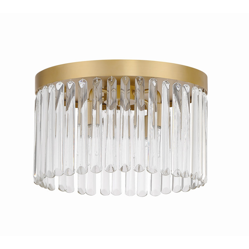 Plafonnier moderne doré 4 lumières Rowe, Or