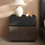 Table de chevet 19,69 po de style rétro moderne minimaliste italien