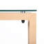 Kevon Glass Top Metal Base Dining Table