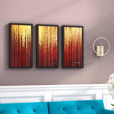 «I Walk in Abundance, Philippians 4», reproduction de peinture à l'acrylique encadrée 19 pi sur plusieurs pièces