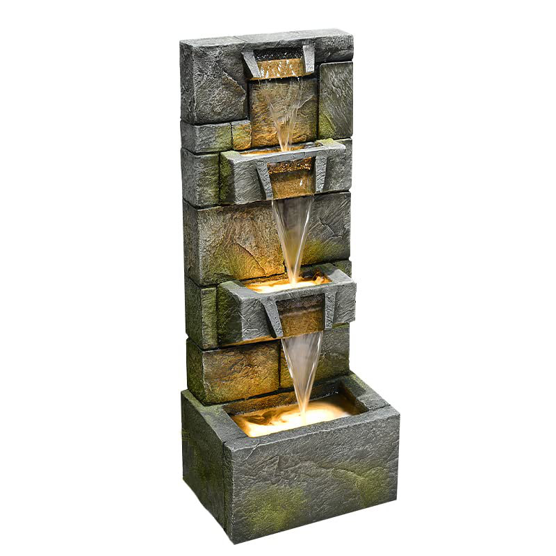 Millwood Pines Azier Weather Resistant Floor Fountain | Wayfair