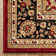 Romulus Power Loom Red/Beige/Black Medallion Kashan Rug