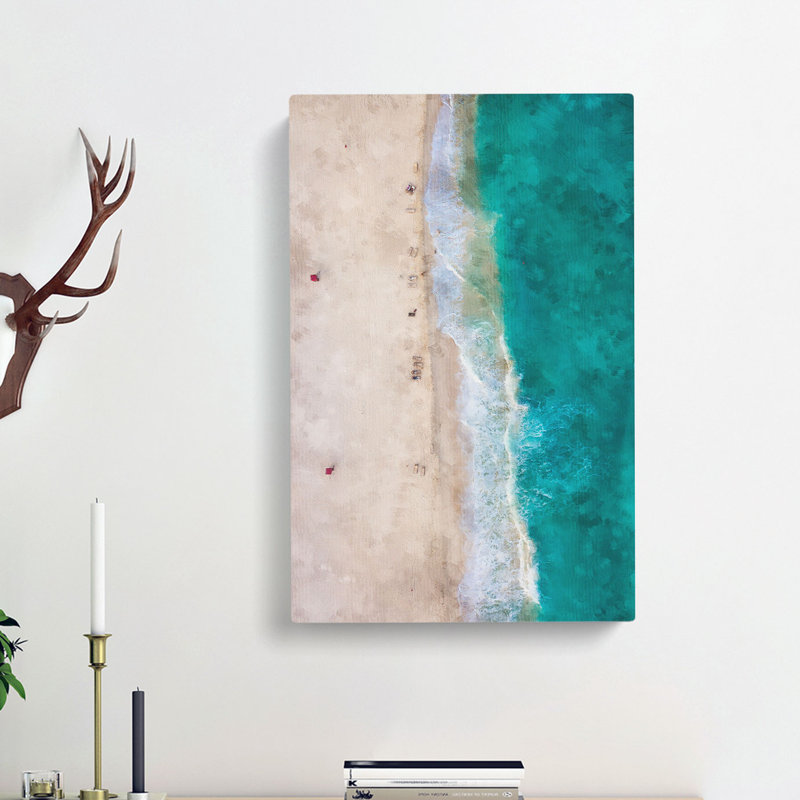 Cancun Beach In Mexico - Wrapped Canvas, 91cm H x 60cm W x 4cm D