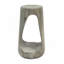 Table d'appoint d'extérieur, table de bout à conception creuse, tabouret de jardin pour patio, table d'appoint décorative pour terrasse de balcon sur la plage, béton léger, texture semblable au bois-1102501432