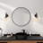 1-light Dimmable Armed Sconce Wall Sconce-2076939307