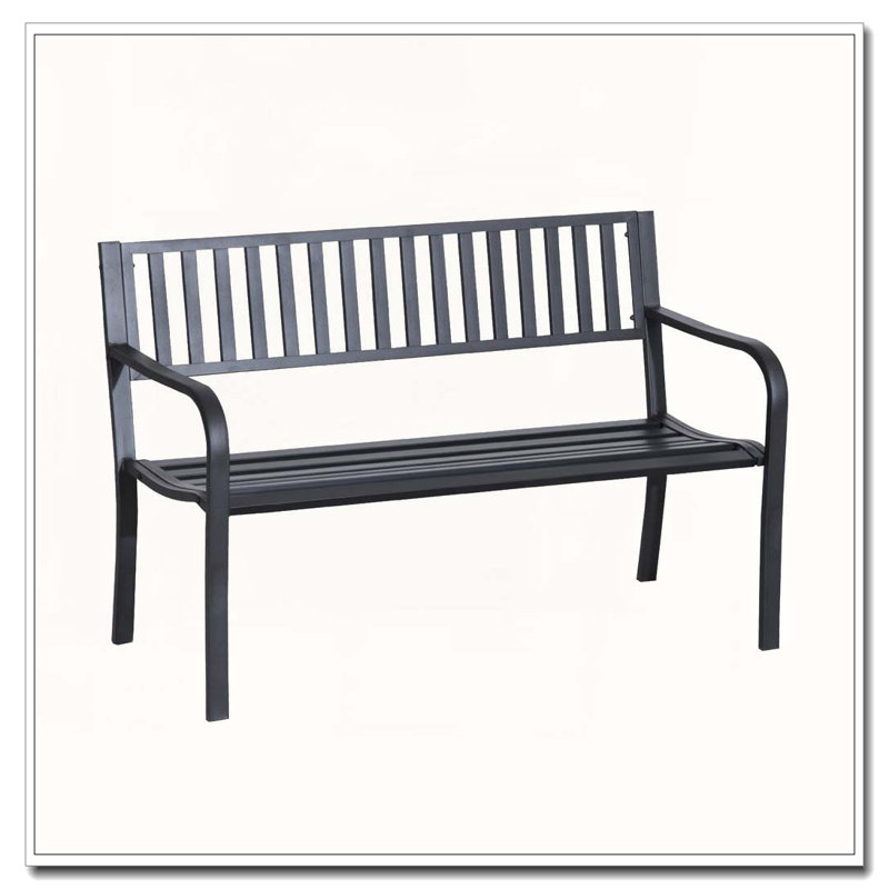 50" Outdoor Garden Bench, 32" H x 50" W x 23.5" D