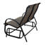 Chaise d'extérieur coulissante en métal Crudden-1923470693