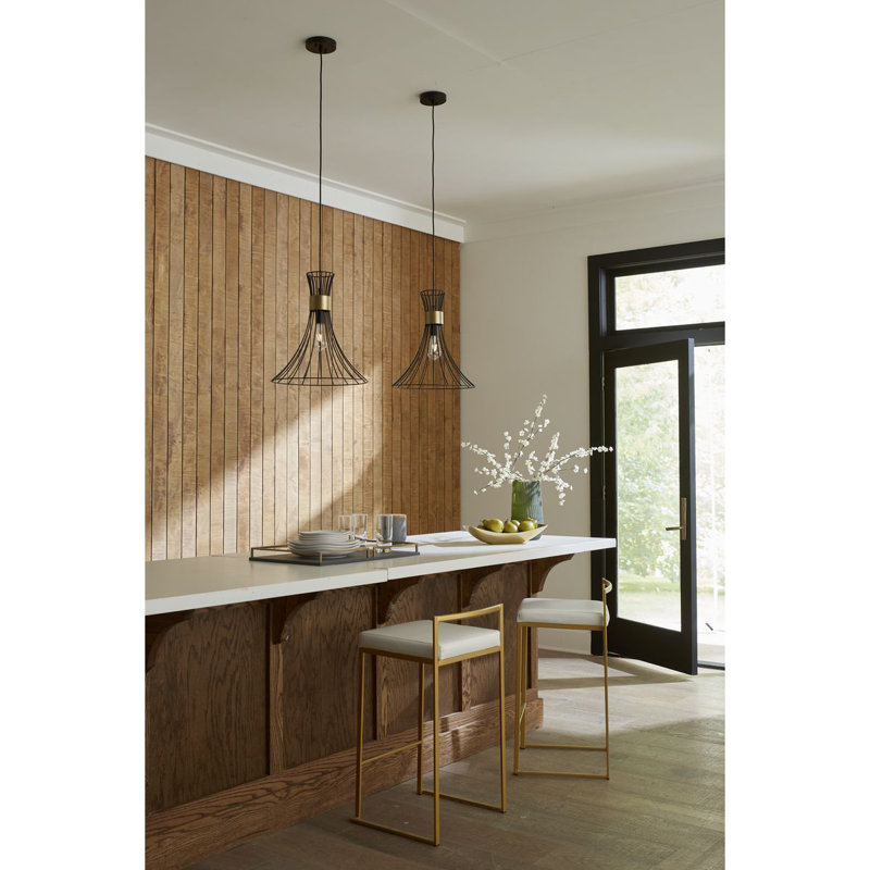 1 - Light Bell Pendant, Matte Black
