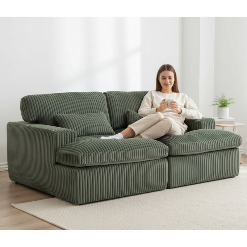 Fauteuil inclinable intérieur double vert