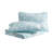 Tommy Bahama Laguna Beach Blue Cotton Reversible Quilt Set-30294530