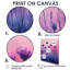 Rêve de champs de bleuet en mauve II - Art mural bleuets-34499168-34499174-34499193