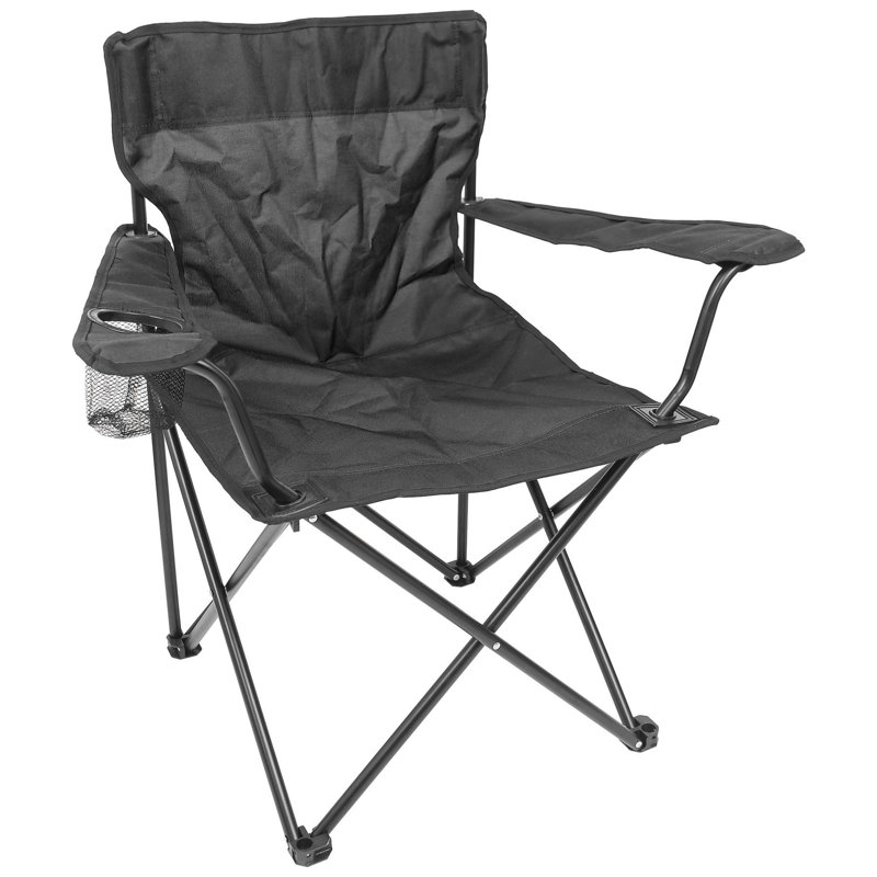 Folding Camping Chair, Black