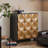 Retro Walnut Solid Wood Accent Cabinet