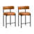Whisky Brown Faux Leather