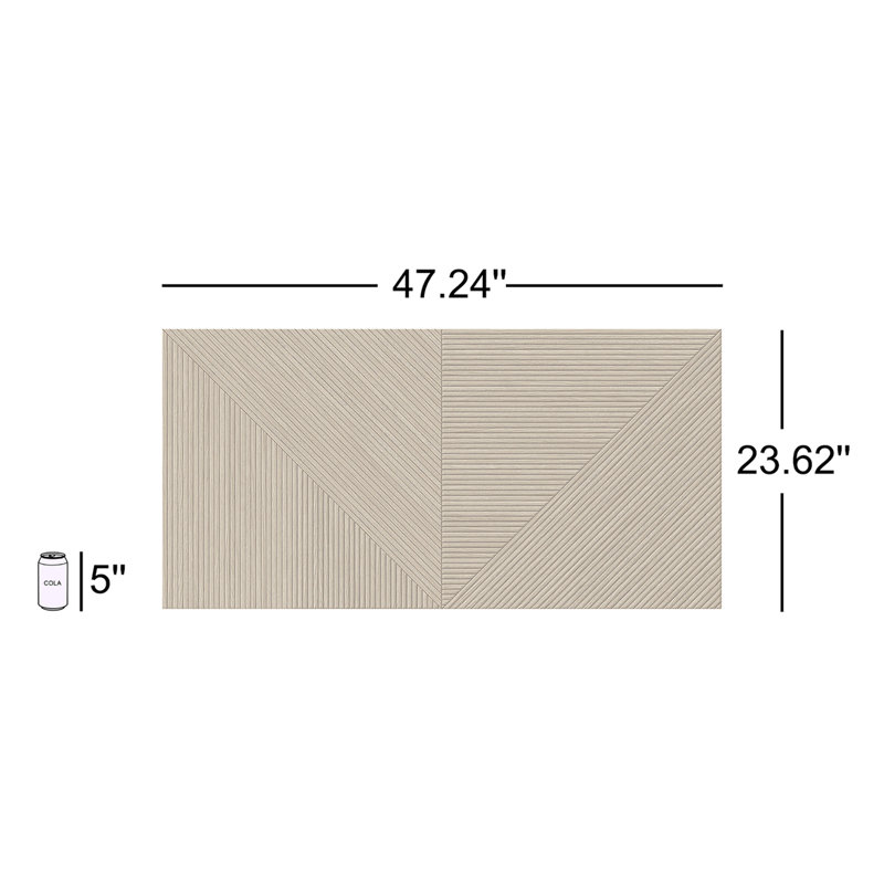 Alinea 23.62 in. x 47.24 in. Matte Porcelain Wood Look Wall Tile (15.49 Sq. Ft./ case), Oak
