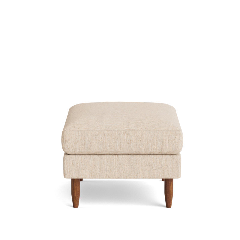 Skinny Fat Ottoman, Performance Weave - Tan
