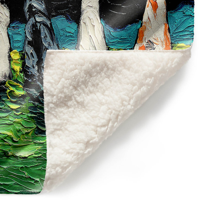 Hand Woven Throw Blanket, 68" x 80"