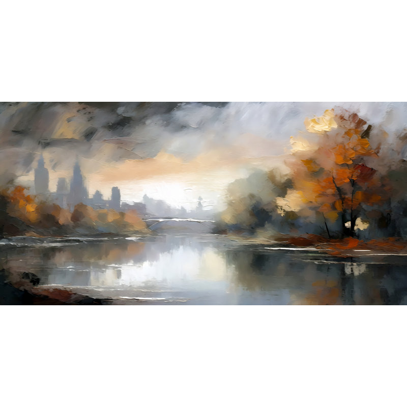 City Serenity, 24" H x 48" W