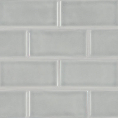 Subway 3 in. x 6 in. Glossy Ceramic Wall Tile