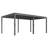 20x12ft Outdoor Aluminum Louvered Pergola with LED Lights & Adjustable Roof, All-Weather Patio Pergola for Deck Backyard Garden-99404762