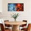 Paysage et nature, glace et feu, pont sur toile-289358404
