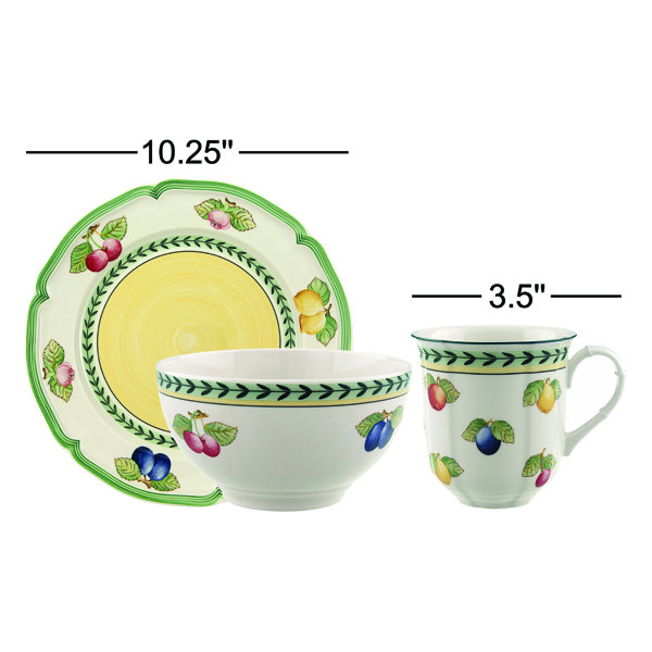 Villeroy Boch French Garden Fleurence 12 Piece Dinnerware Set