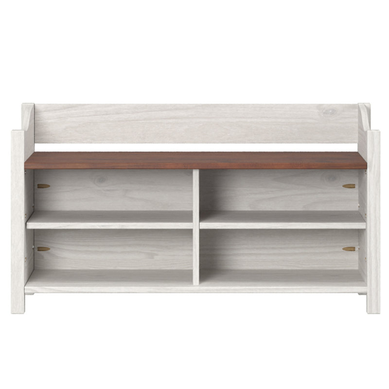 Chelon Solid Wood Storage Bench