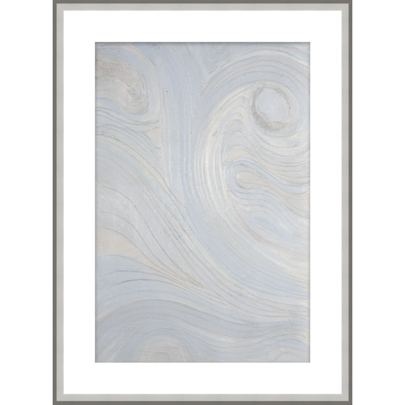 Abstract Framed Acrylic Painting Print, 16.75" H x 13.75" W