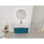 Meuble-lavabo mural 36 po avec lavabo en résine et 2 portes à fermeture en douceur (emballage KD)-126528587