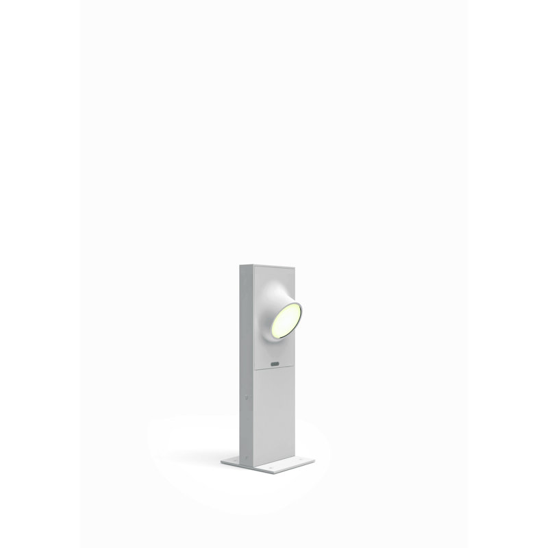 Ciclope Outdoor LED Path Light, Gray White, 19.7 Inch, Mono Side