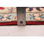 Tapis unique en laine noué à la main 6 pi 8 po x 9 pi 1 po nouvel âge en crème / bleu marine foncé / rouge Bergholz