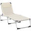 Chaise pliante en aluminium pour l'extérieur