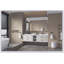 Miroir de salle de bain mural 84 po x 48 po avec cadre en aluminium et miroir mural rectangulaire-432256042-432256040