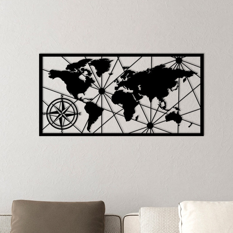 Décoration murale, H 23,62 po x l 47,24 po x P 0,6 po