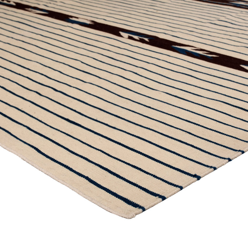 Ivory Traditional Tibetan Wool Rug - 8'4" x 11'6"
