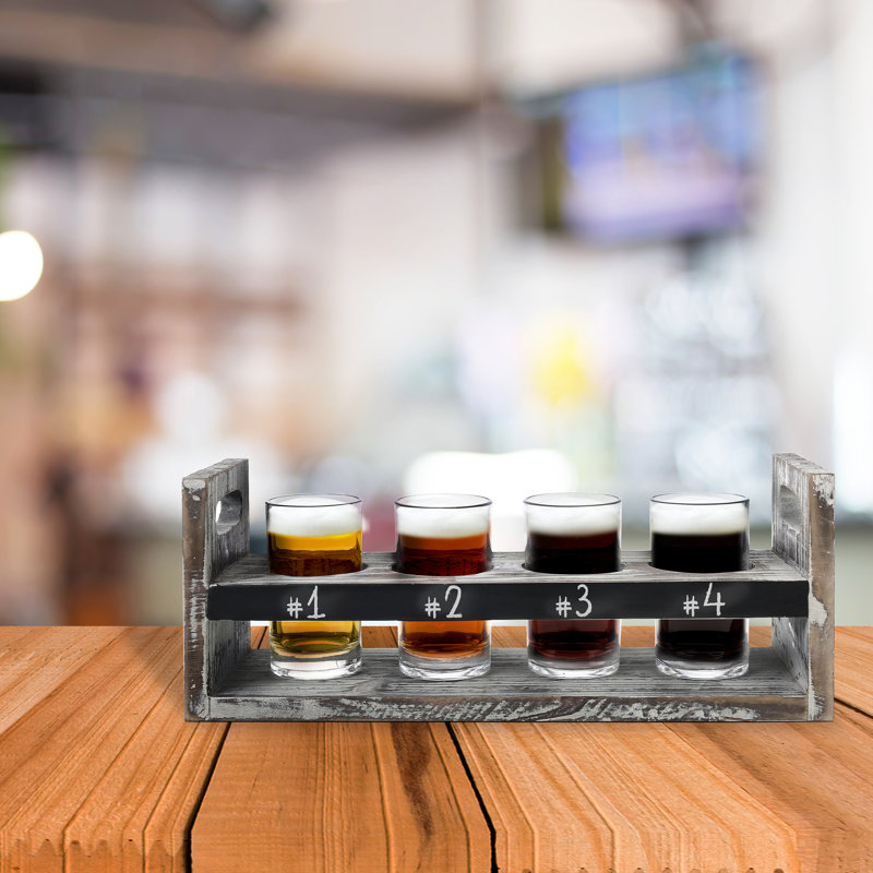 148ml Glass Beer Flight Set, 1 Set