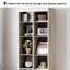 Système de rangement modulaire en bois l 23,6 po x H 78,7 po avec tablette et cubes-646058843