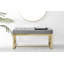 Camberley Luxury Velvet Upholstered Bedroom Bench - Dressing Table Seat or End of Bed Bench-98583885