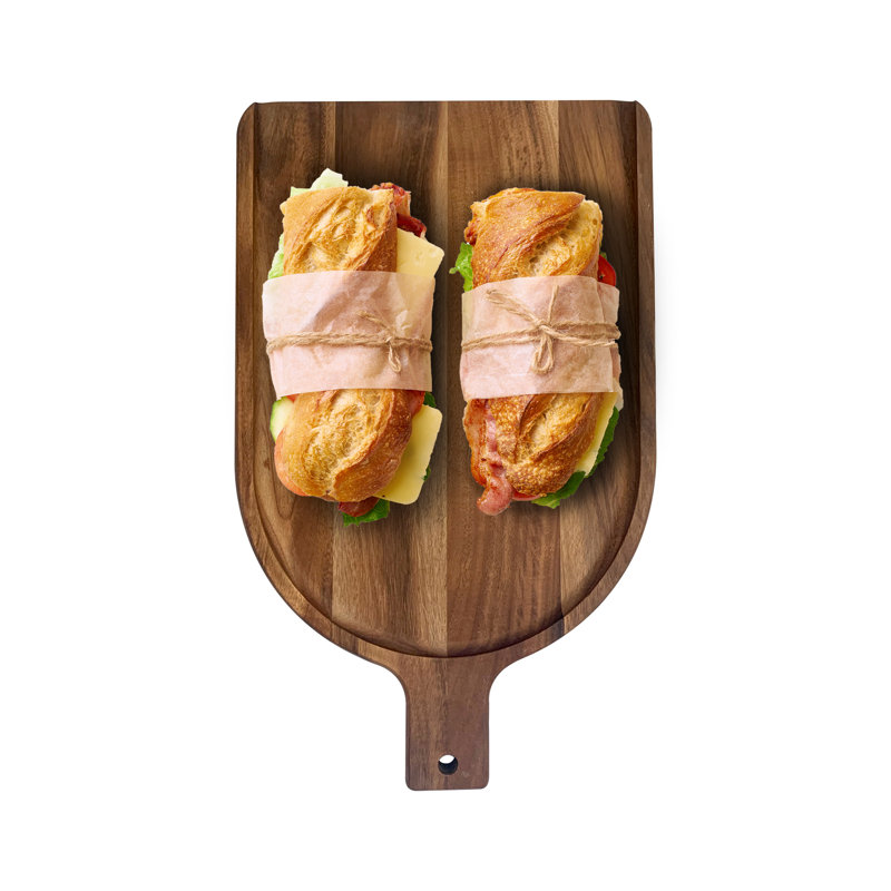 Grande palette de charcuterie Ironwood Shovel, L 8,75 po x L 14 po x P 0,75 po