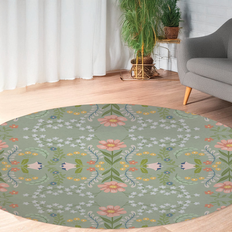 Cecelia Area Rug, Round 5'