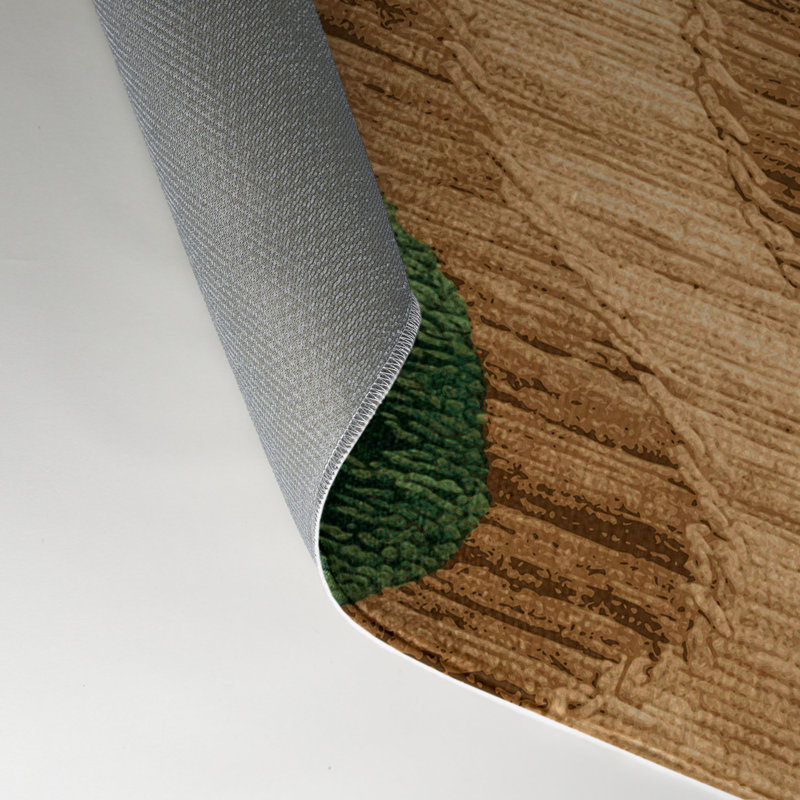 Tapis d'intérieur et d'extérieur vert Nature, Rectangulaire 3 pi x 5 pi